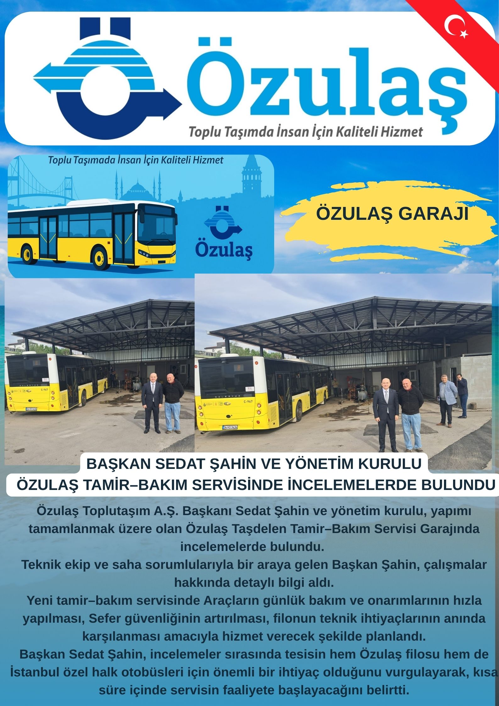 BAKAN SEDAT AHN, TAMRBAKIM SERVSNDE NCELEMELERDE BULUNDU