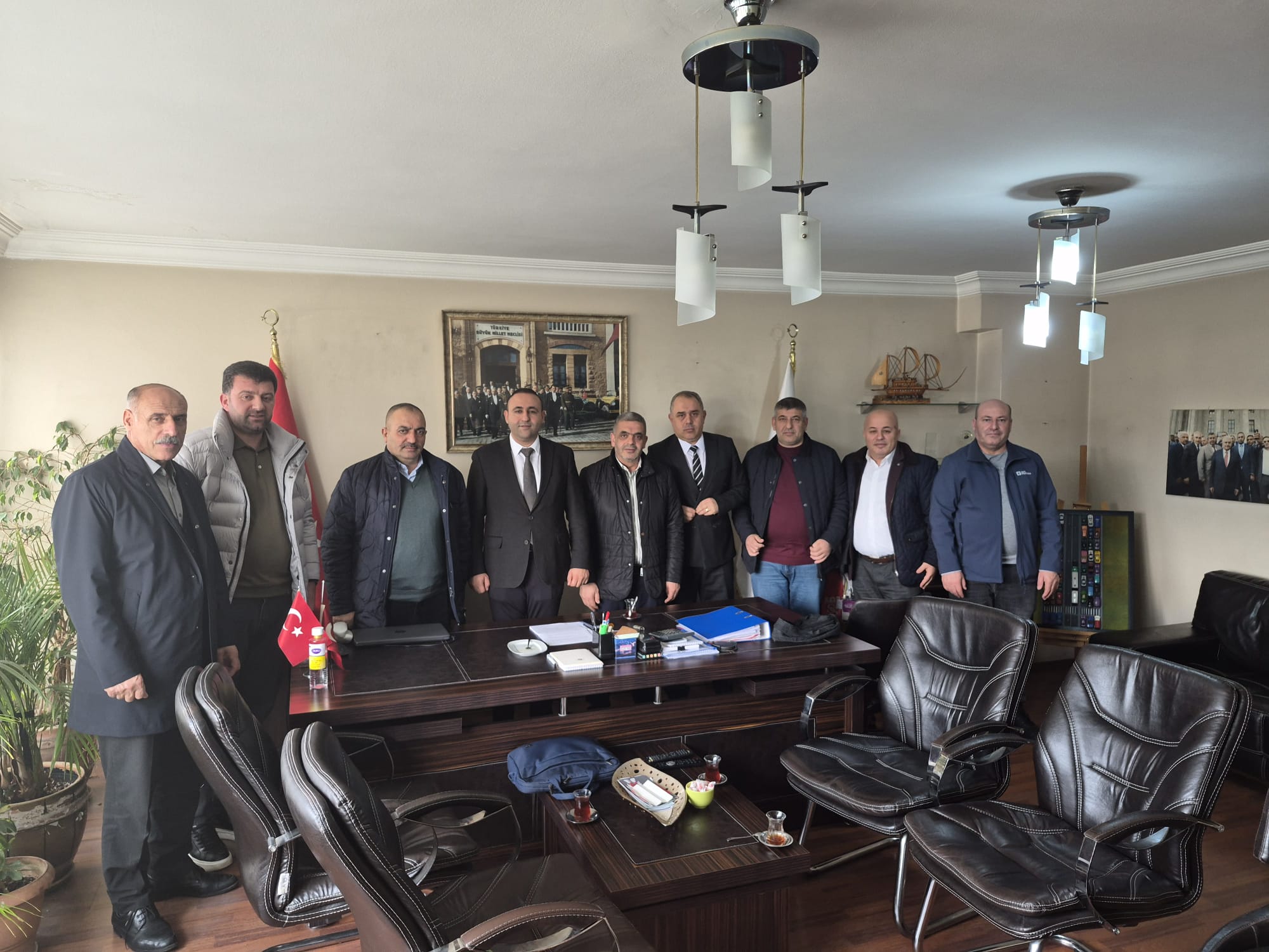 �HO ESNAF ODASI Y�NET�M�NE HAYIRLI OLSUN Z�YARET�