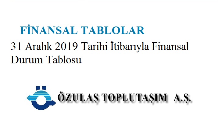 Finansal tablolar Finansal tablolar